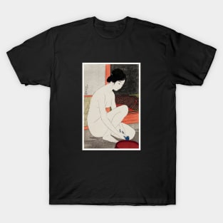 Woman after a bath - Japanese Art T-Shirt